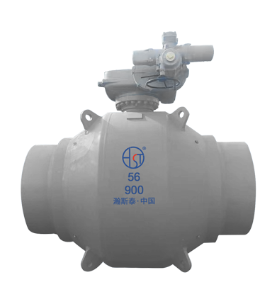 High pressure fully welded ball valve