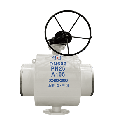 Fully welded thermal ball valve
