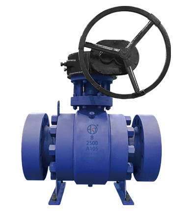 High pressure fully welded ball valve